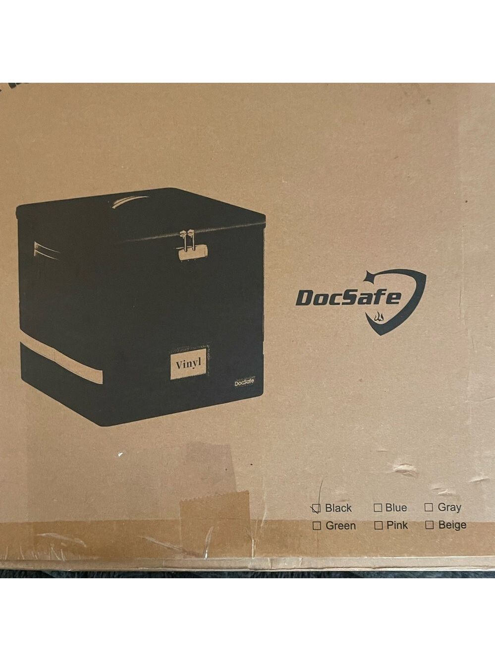 DocSafe Vinyl Record Storage Box fireproof and water resistant - Picture 4 of 6